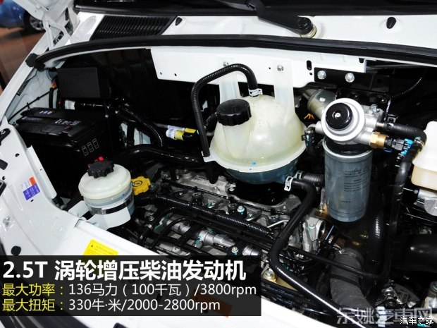 上汽商用车 上汽大通V80 2015款 2.5T商旅版加长轴中顶